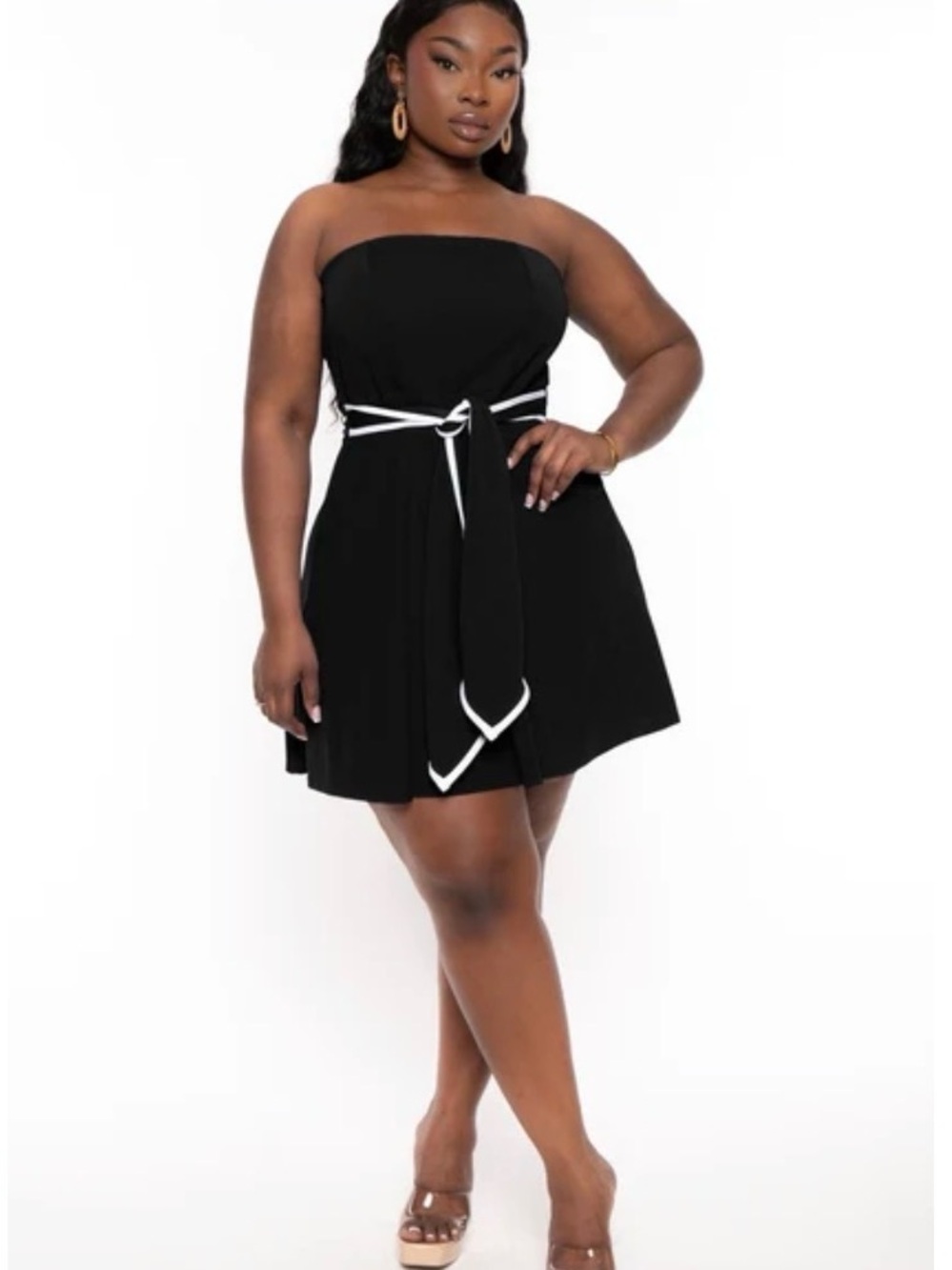 Brand new strapless fit and flare
